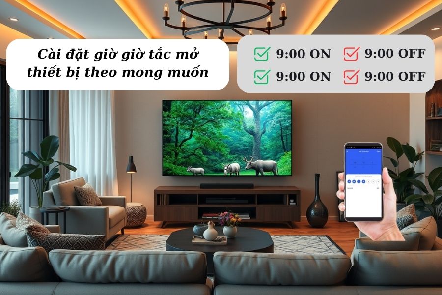 Ứng dụng của công tắc thông minh Angialife