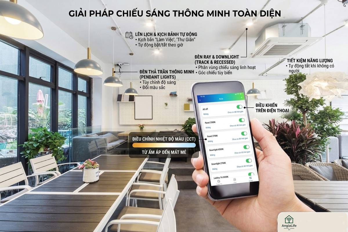 Giải pháp chiếu sáng thông minh AngiaLife