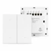 Công tắc thông minh Zigbee L3 AnGiaLife 4 nút màu trắng — mặt trước và mặt sau