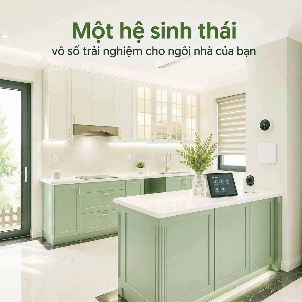 Hệ sinh thái nhà thông minh AngiaLife — hub trung tâm điều khiển