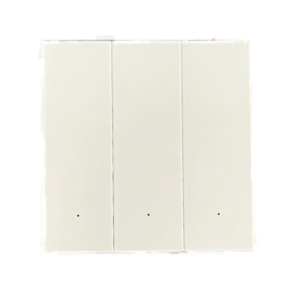 Công tắc thông minh L3 3 nút Zigbee AnGiaLife lắp cho nhà thông minh chung cư không đập tường