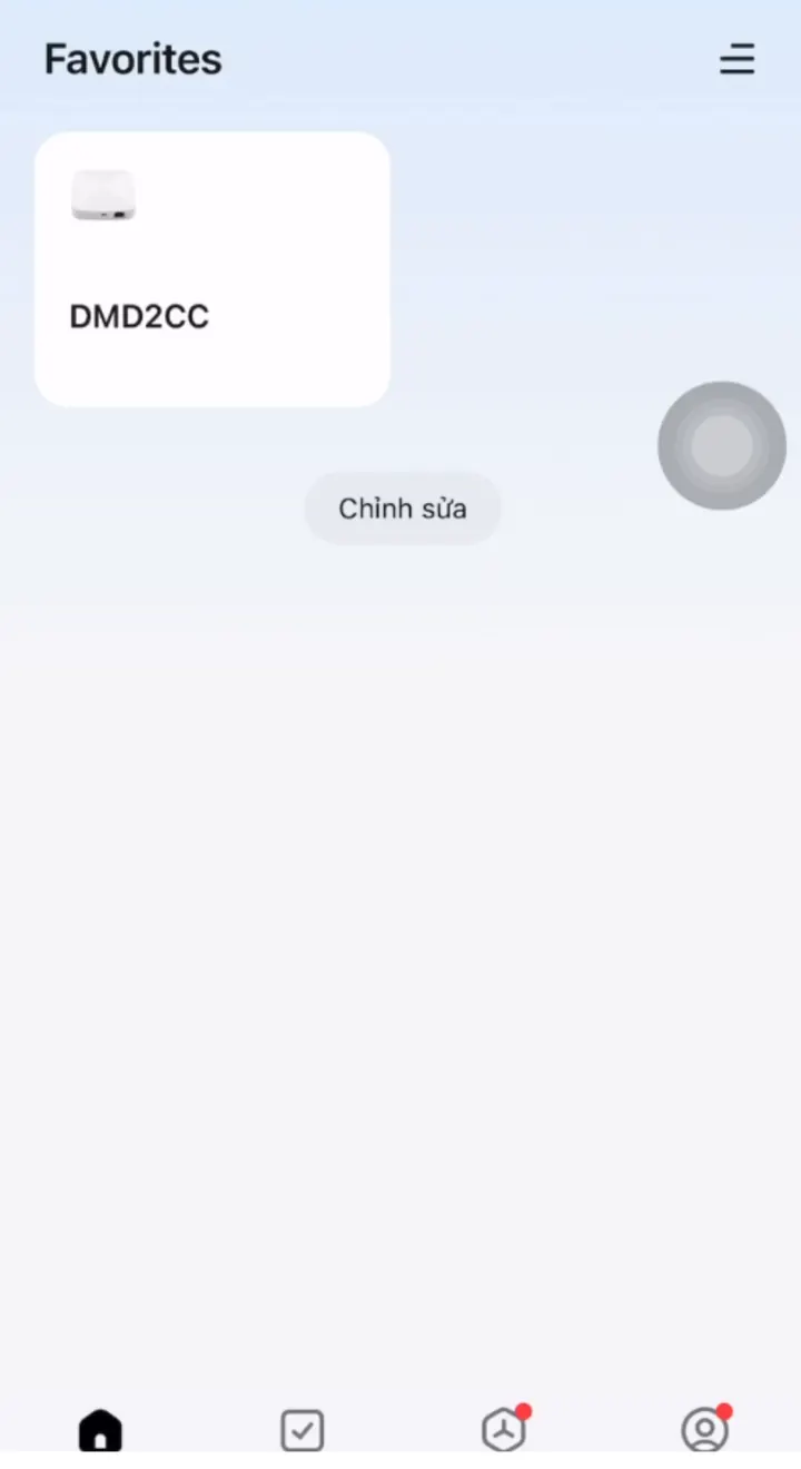 Hub trung tâm DMD2CC đã thêm thành công vào Favorites